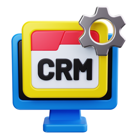 CRM  3D Icon