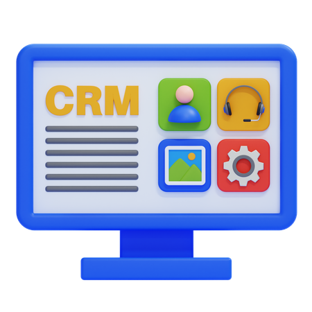 CRM  3D Icon