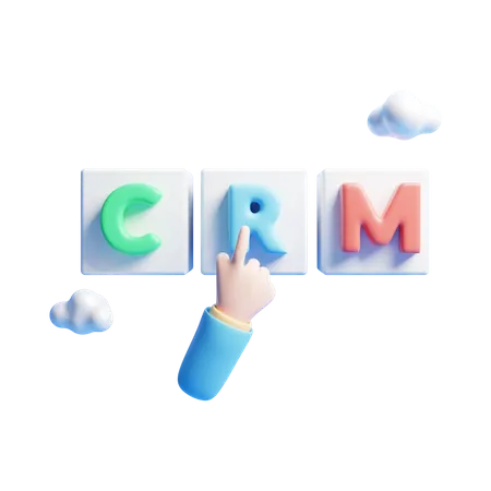 Crm  3D Icon