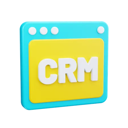 CRM  3D Icon