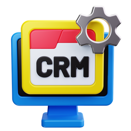 CRM  3D Icon