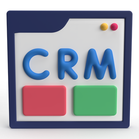 CRM  3D Icon