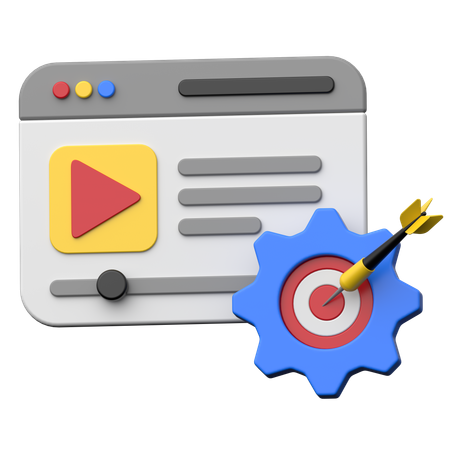 CRM-Diagramm  3D Icon