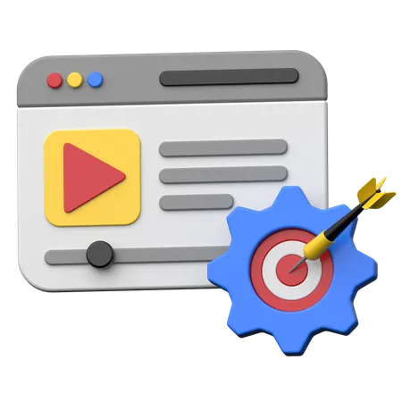 CRM-Diagramm  3D Icon