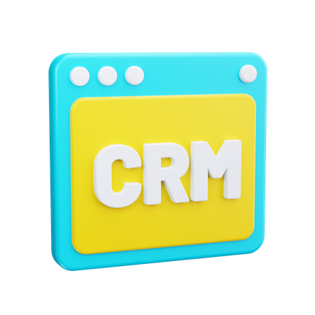 CRM-Systeme  3D Icon