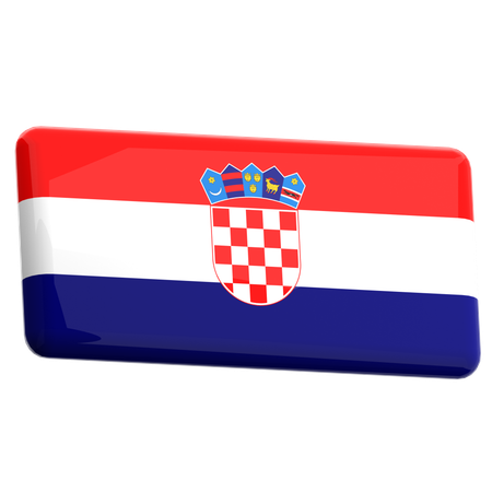 Croacia  3D Icon