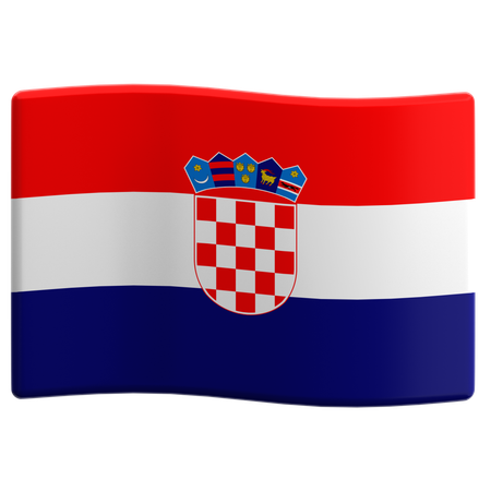 Croacia  3D Icon