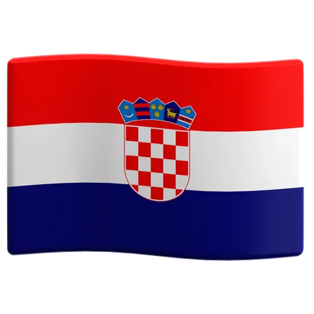 Croacia  3D Icon