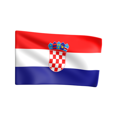 Croacia  3D Icon