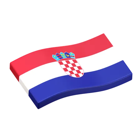 Croacia  3D Icon