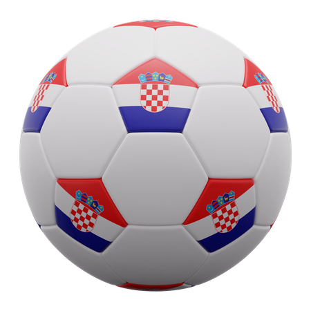 Bola Croácia  3D Icon