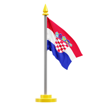 Croasia  3D Icon