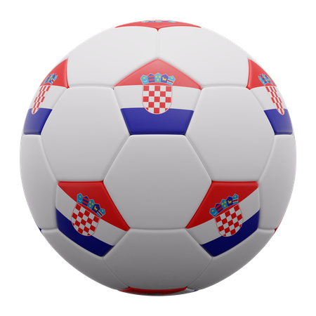 Croatia Ball 3D Icon