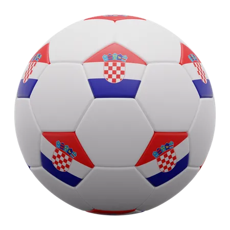 Croatia Ball 3D Icon