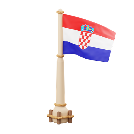 Croatia Flag  3D Icon