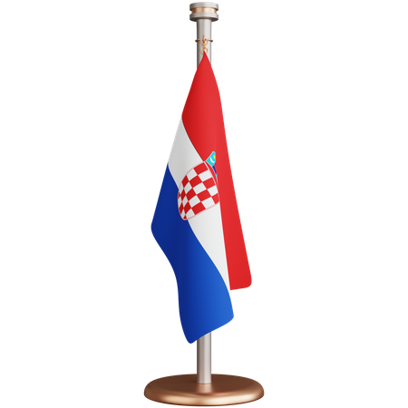 Croatia Flag  3D Icon