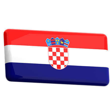 Croatie  3D Icon