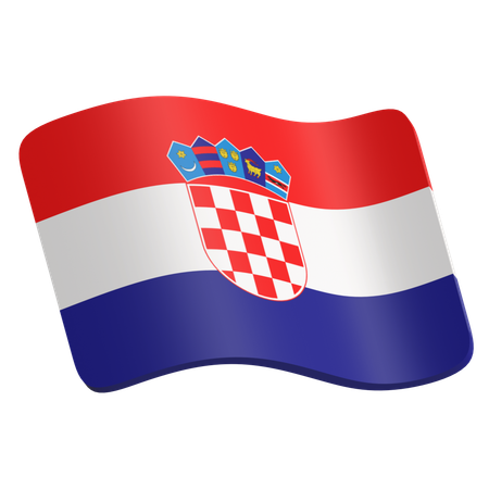 Croatie  3D Icon