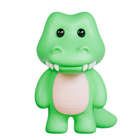 Crocodile  3D Icon