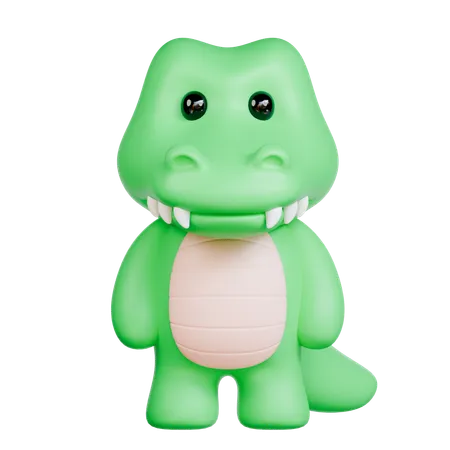 Crocodile  3D Icon