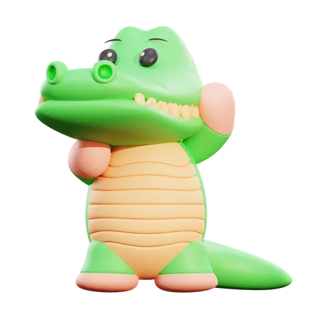 Crocodile  3D Illustration