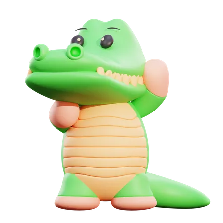 Crocodile 3D Illustration