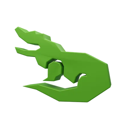 Crocodilo  3D Icon