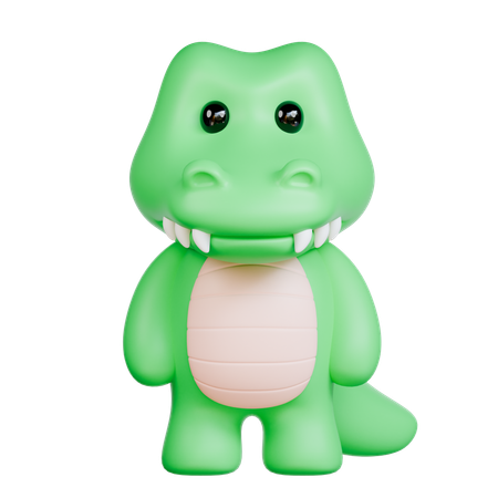 Crocodilo  3D Icon