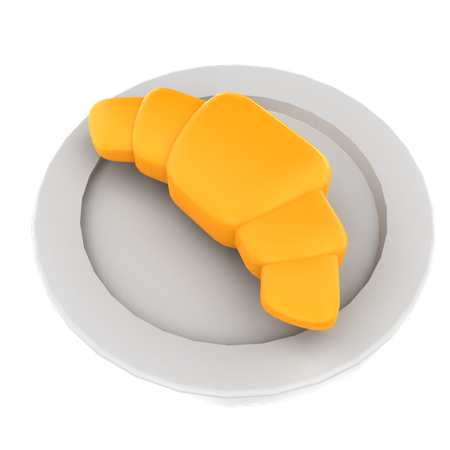 Croisant  3D Icon