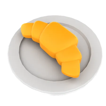 Croisant  3D Icon