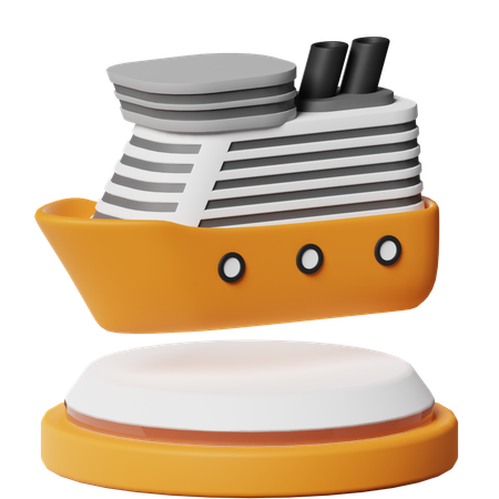 Croisière  3D Icon