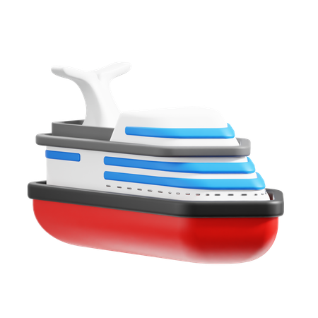 Croisière  3D Icon