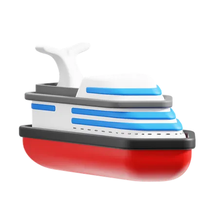 Croisière  3D Icon