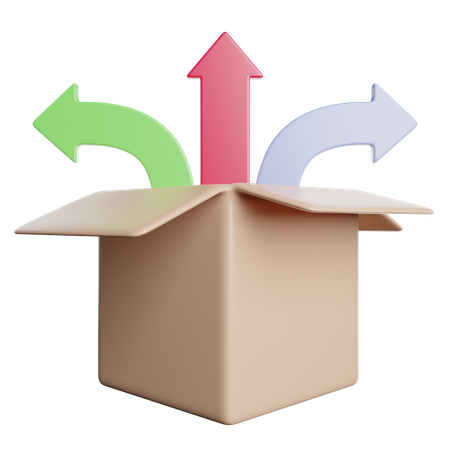 Croissance  3D Icon