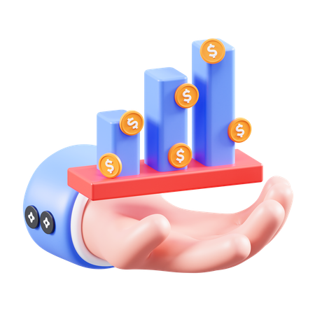 Croissance de la main  3D Icon