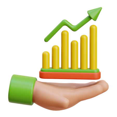 Croissance monétaire  3D Icon