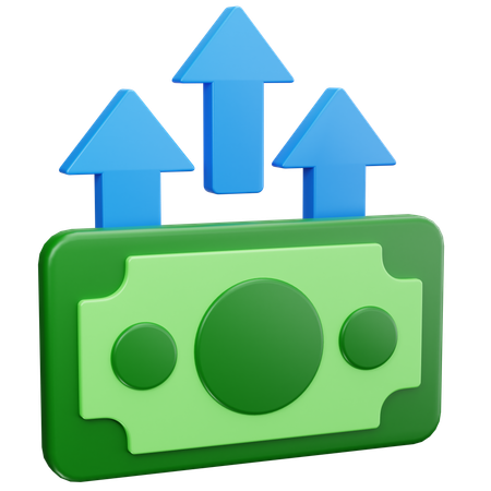 Croissance des bénéfices  3D Icon