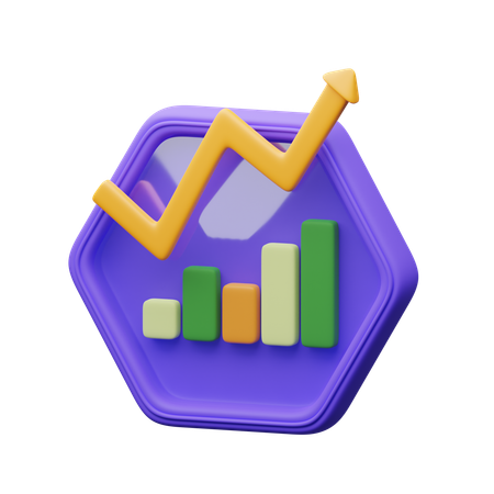 Croissance des entreprises  3D Icon