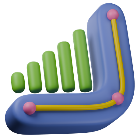 Croissance des entreprises  3D Icon
