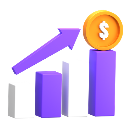 Croissance des entreprises  3D Icon