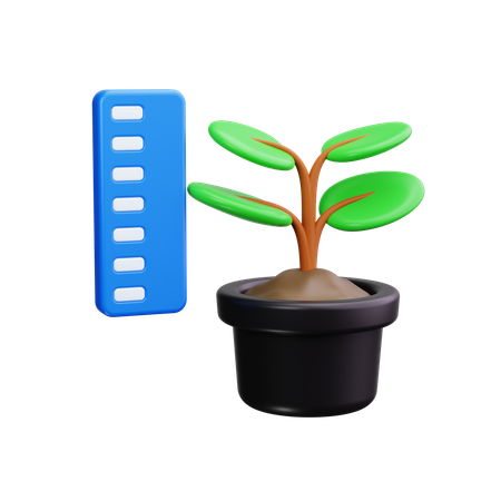 Croissance des plantes  3D Icon