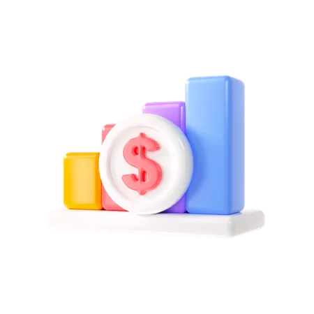 Croissance financière  3D Icon