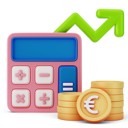 Croissance financière  3D Icon