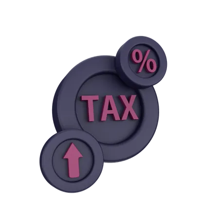 Croissance des impôts  3D Icon