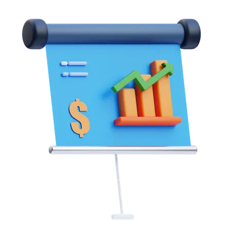 Présentation de la croissance  3D Icon