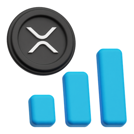 Croissance xrp  3D Icon