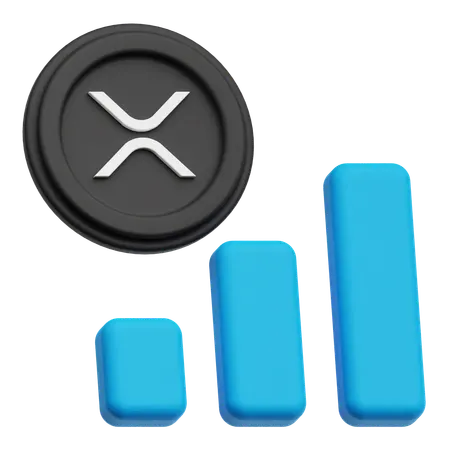 Croissance xrp  3D Icon