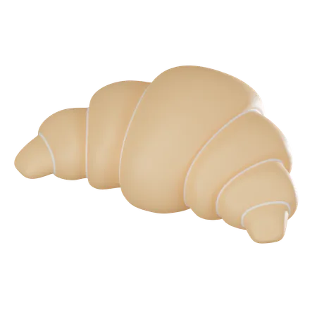 Croissant Icon Symbol Of French Pastry Mastery Ideal For Conveying The Essence Of Deliciousness In Culinary And Bakery Visuals 3 D Render Illustration 3D Icon