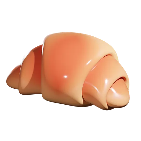Croissant For Coffee Shop 3 D Icon 3D Icon