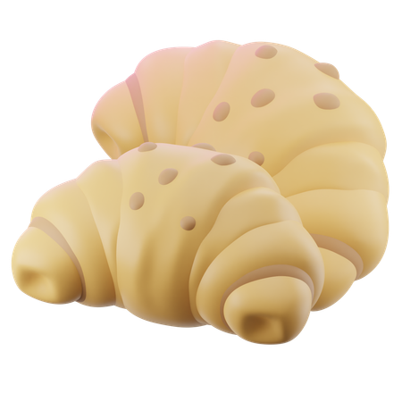 Croissant  3D Icon